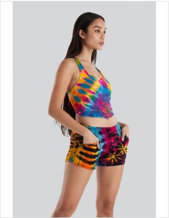 Kathmandu - Tie-Dye Booty Shorts w/Pockets
