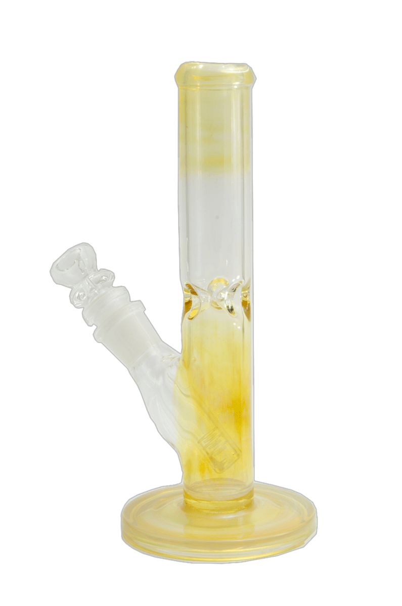 8" 32mm Straight Fumed Glass Water Pipe