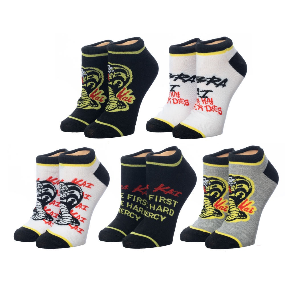 Cobra Kai 5 Pair Ankle Socks