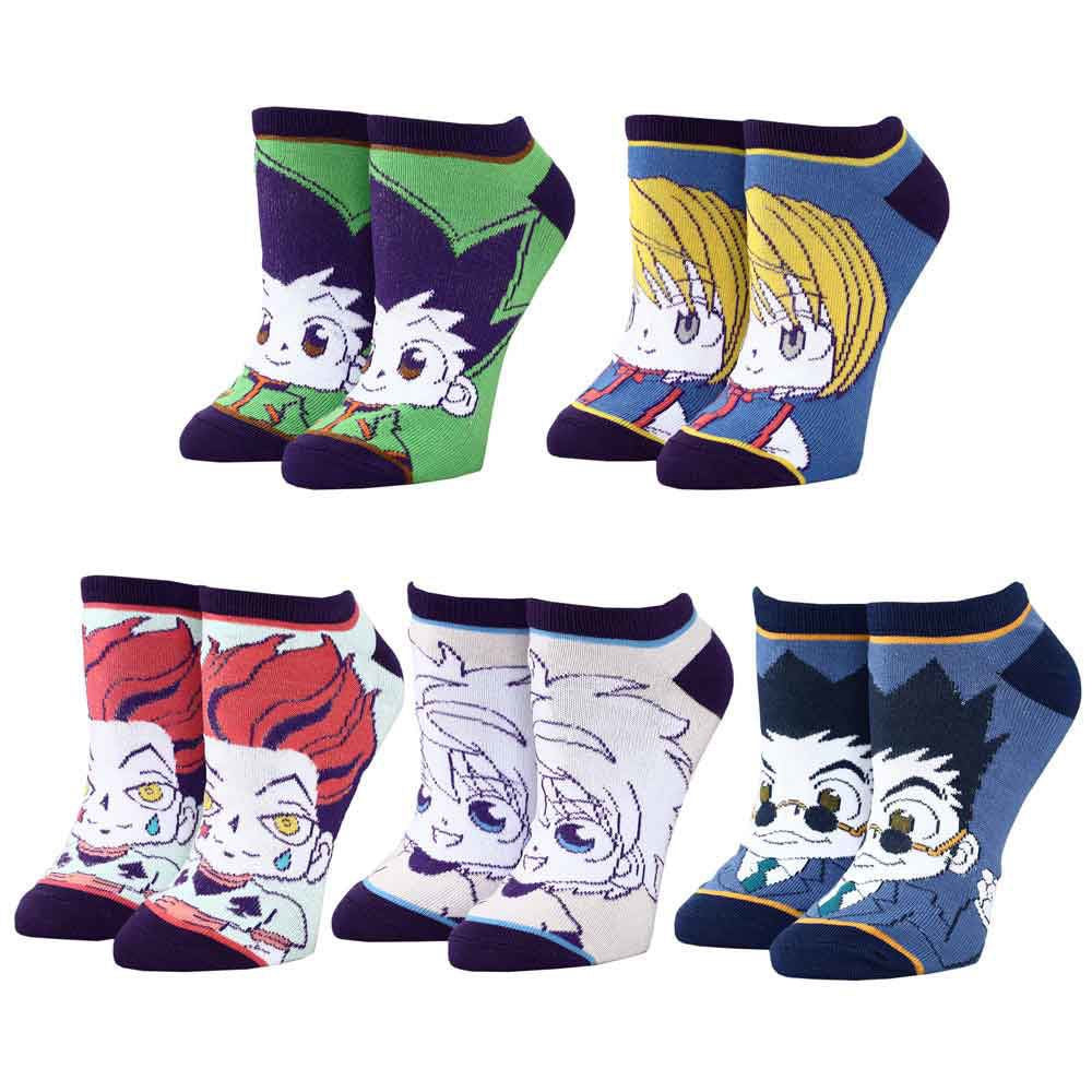 Hunter X Hunter Chibi 5 Pair Ankle Sock