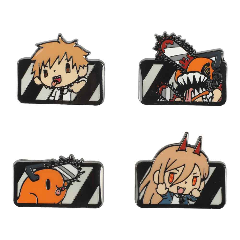 Chainsaw Man Chibi Lapel Pin Set