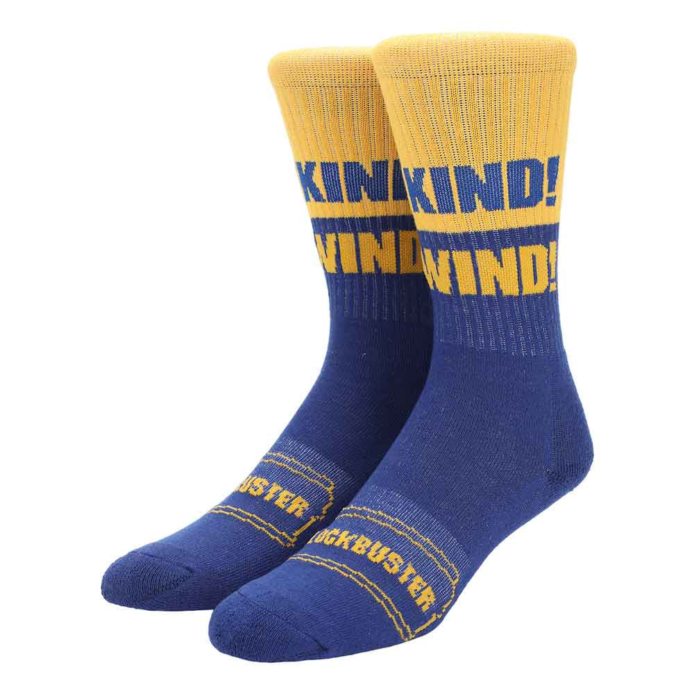 Blockbuster Be Kind Rewind Crew Socks