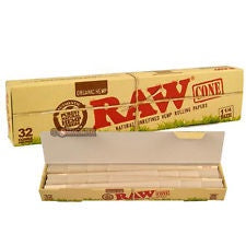 Organic Raw Cones 1 1/4- 32 per Pack