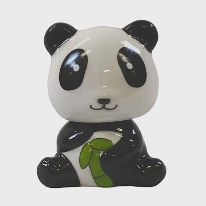 Ceramic Panda Bobble Head