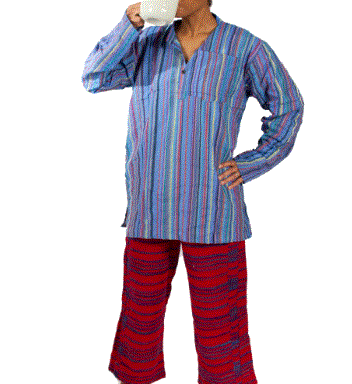 Magic Touch - Cotton Striped Kurta Tunic