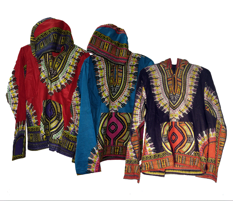 Magic Touch - Hooded Dashiki Tops