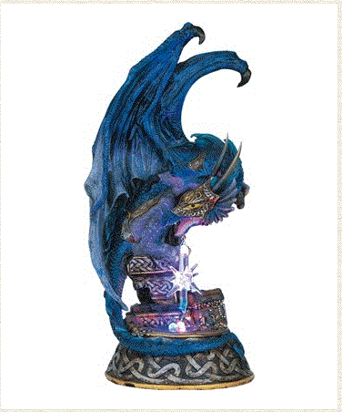 GSC - Blue Dragon LED Statue 71225