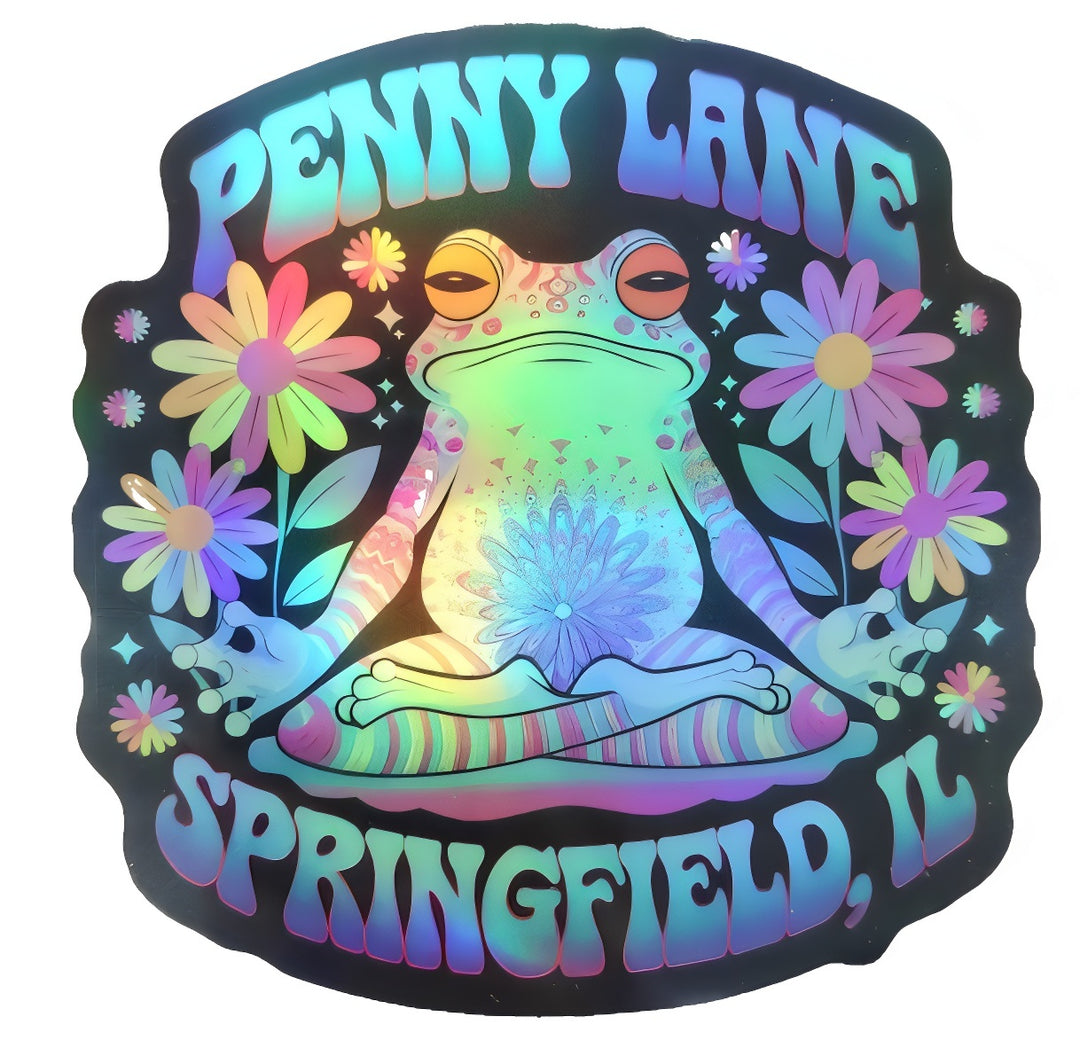 Penny Lane "Shine Bright" Frog Sticker