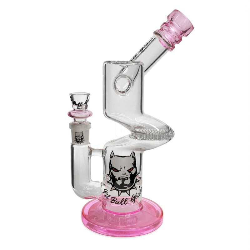 10" Pit Bull Double Disc Zong Water Pipe 18MM