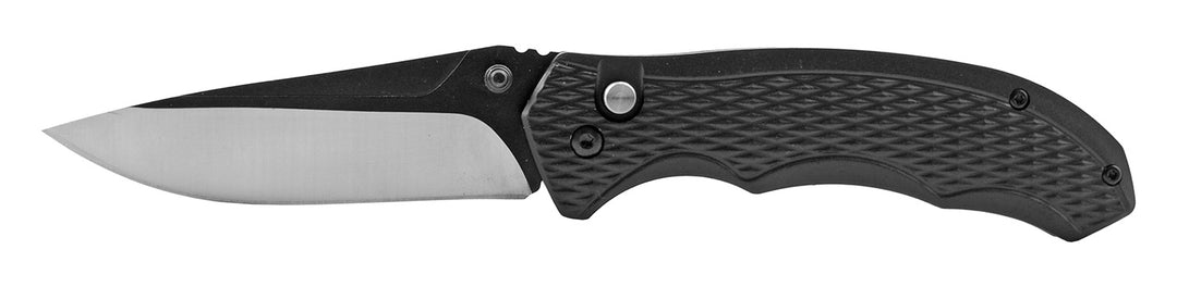 4.63" High Power Low Profile Tactical Switchblade Folding Pocket Knife - Black