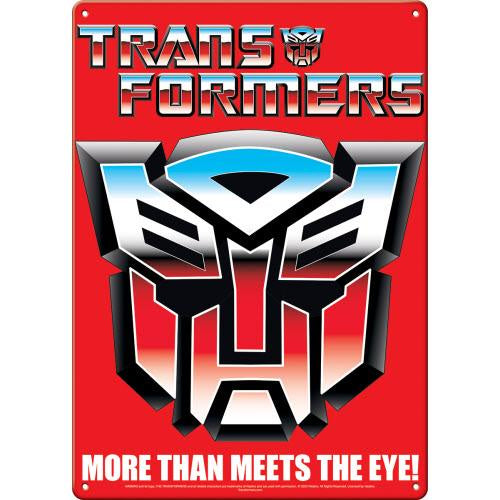 Transformers Autobot Metal Sign (11.5" x 8.25")