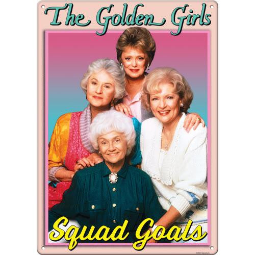 Golden Girls Metal Sign (11.5" x 8.25")