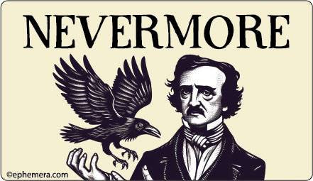 Nevermore Vinyl Sticker