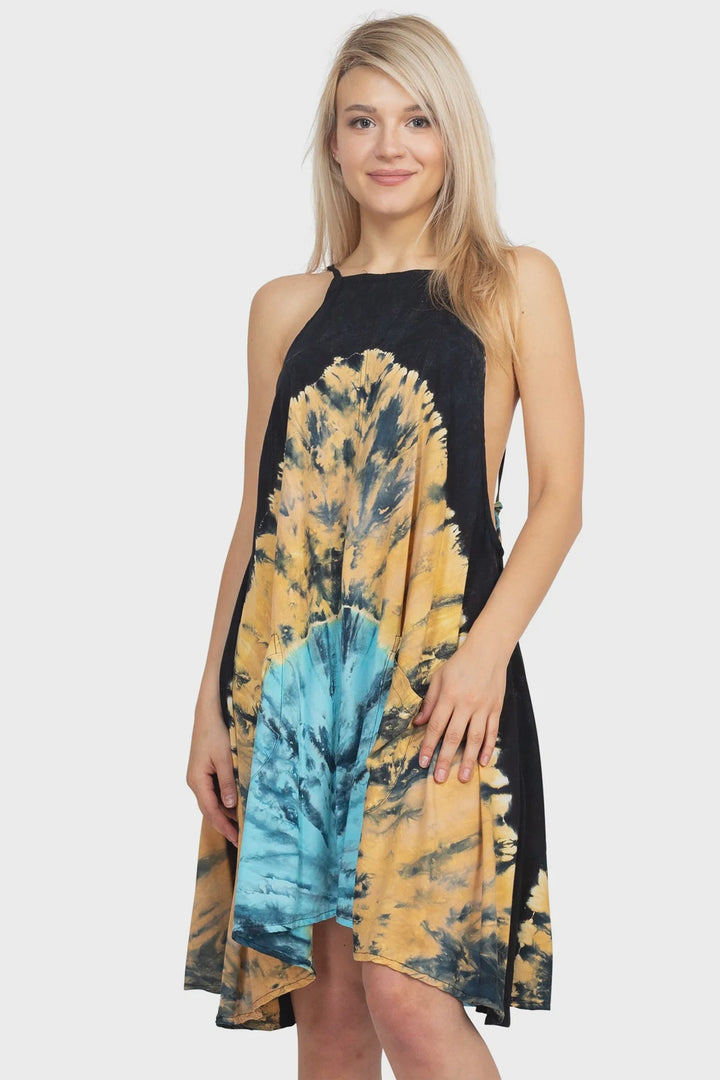 Tiedye Trapeze Dress