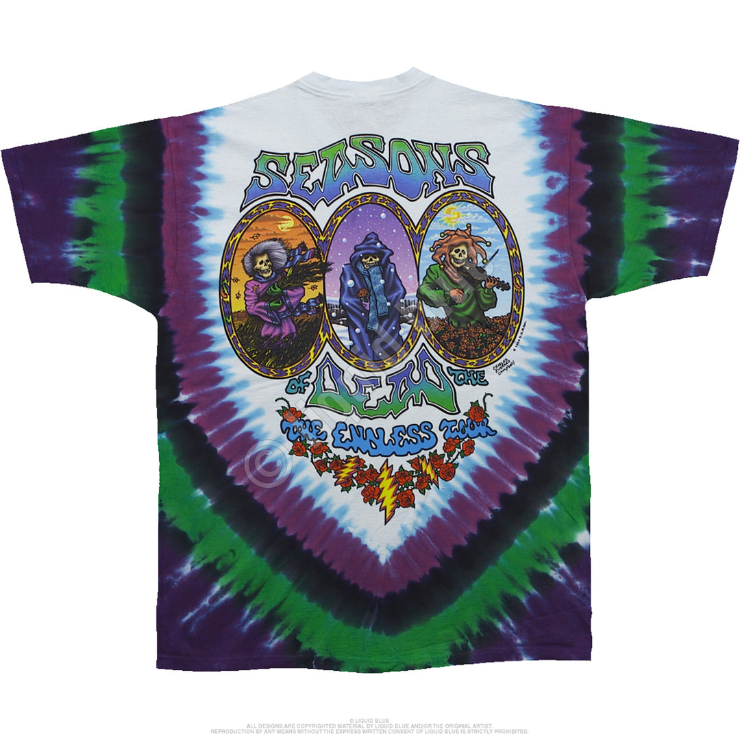 Liquid Blue - Grateful Dead "Seasons of the Dead" Tie Dye T-Shirt