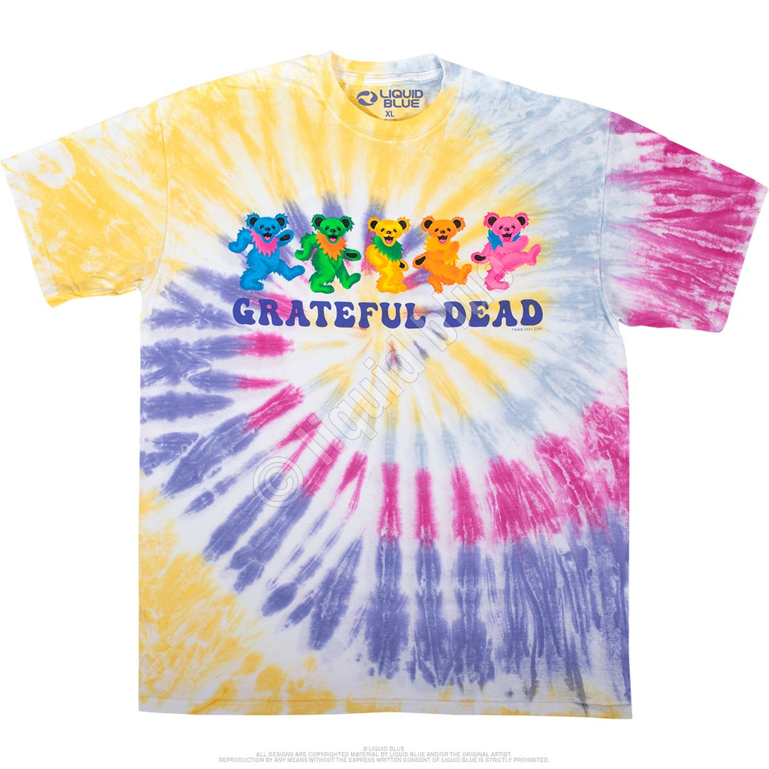 Grateful Dead Dancin Bears 3.0 Tie-Dye T-Shirt