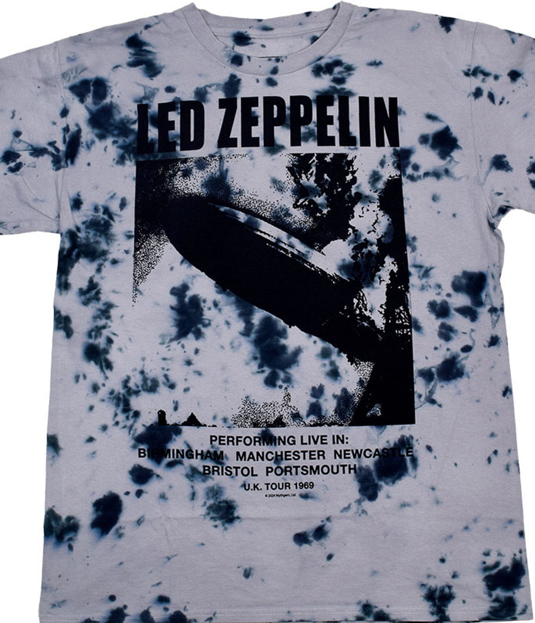 Led Zeppelin UK 69 Tie Dye T-Shirt