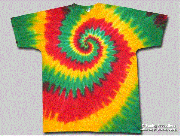 Sundog - Rasta Swirl Tie Dye T-Shirt