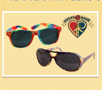Gypsy - Tie Dye Dark Lens Sunglasses