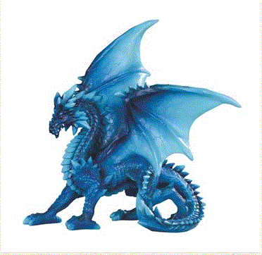 GSC - Blue Dragon Statue 72009