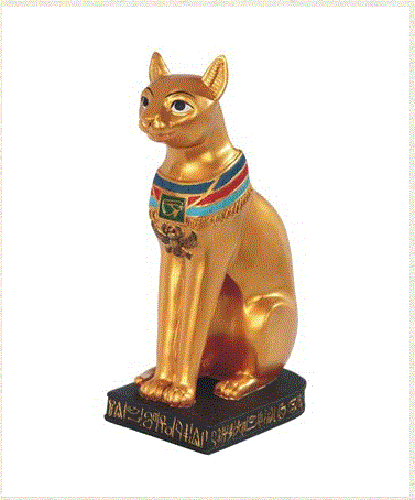 GSC - Bastet Egyptian Cat Goddess Statue 88402