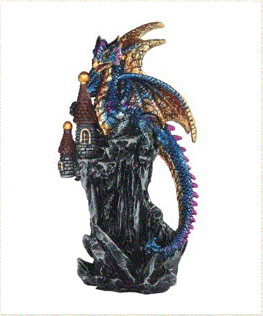 GSC - Blue Dragon on Castle Statue 71820