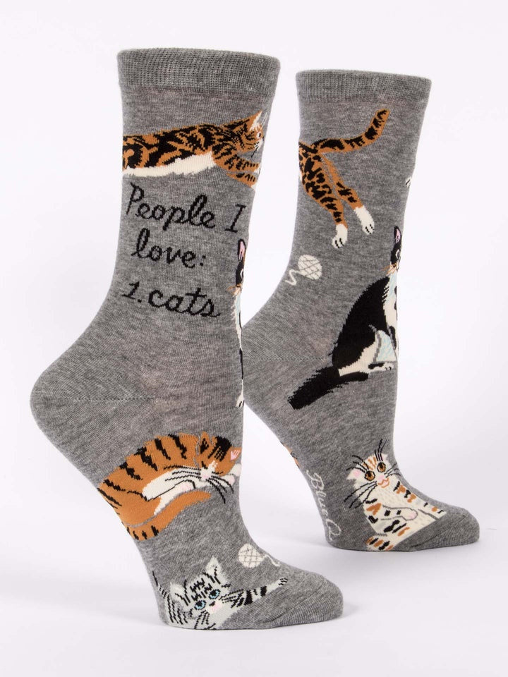 People I Love - Cats Women's Crew Socks