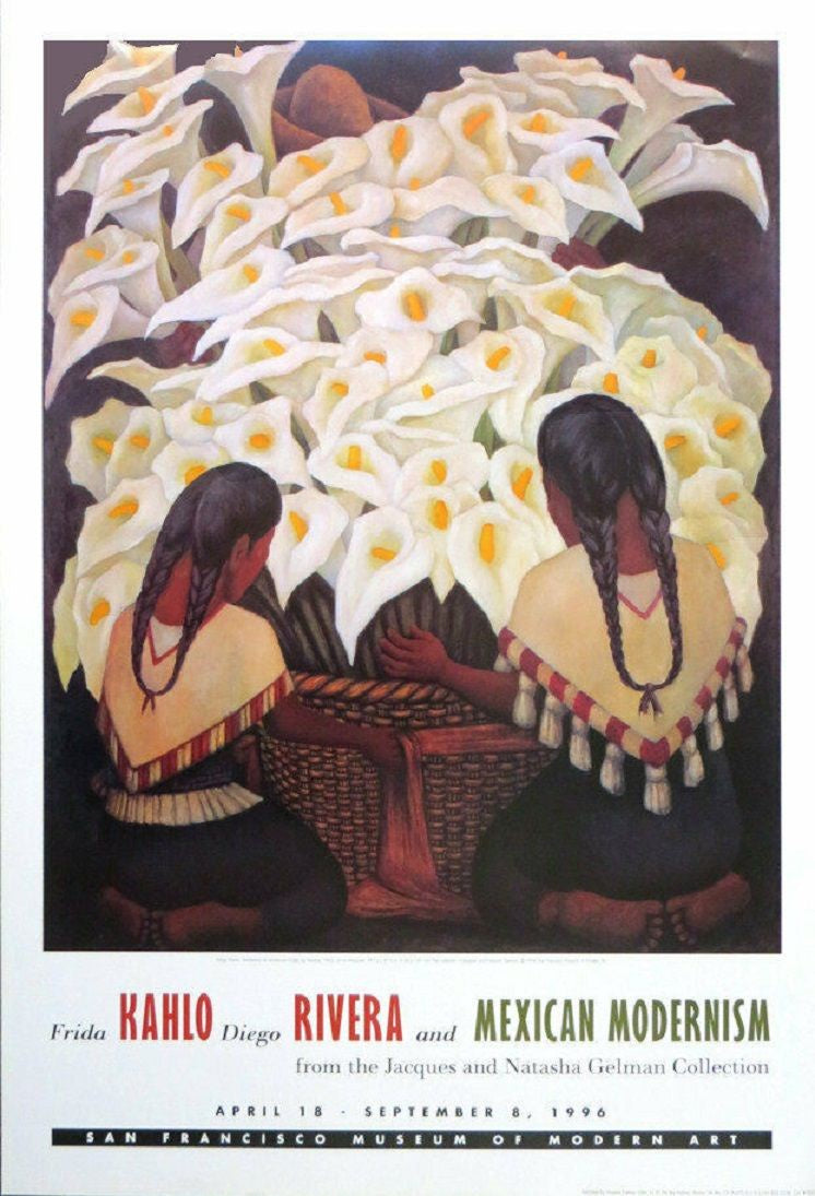 Frida Kahlo Diego Rivera - Mexican Modernism Poster