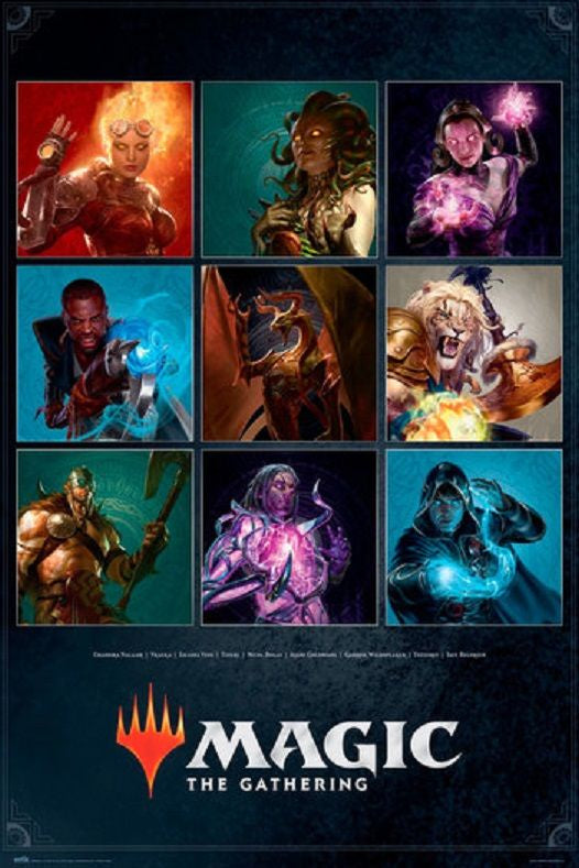 Magic The Gathering Characters Poster