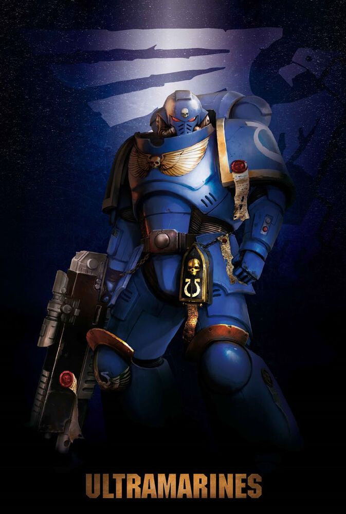 Warhammer 40k Ultramarine Poster