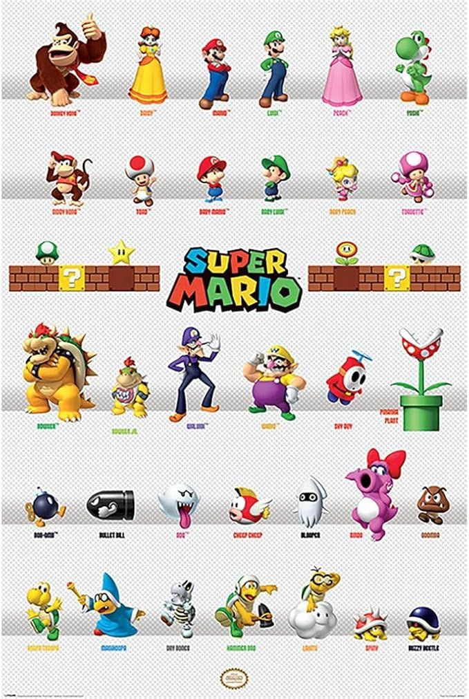 Super Mario Parade Poster