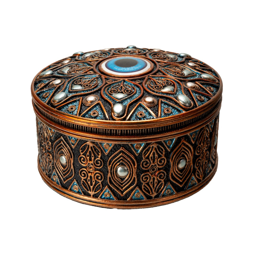 Evil Eye Round Box 16196