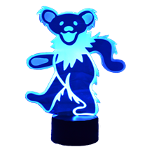 Dancing Bear 3D LED Lamp