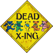 Dancing Bear Wooden Crossing Sign / 10" x 10"