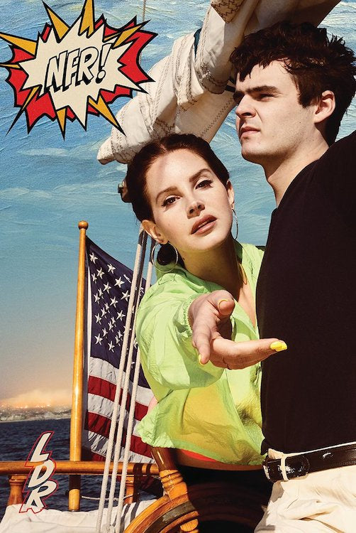 Lana Del Rey Rockwell Poster