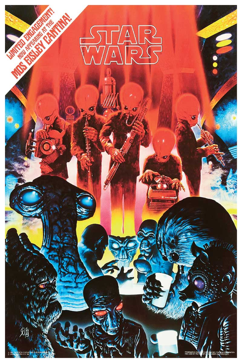 Star Wars Cantina Band Poster