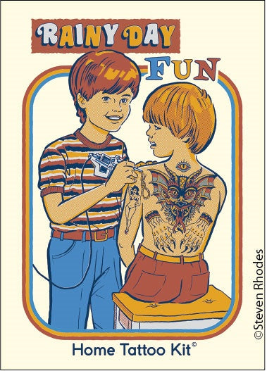 Rainy Day Fun Home Tattoo Kit Magnet