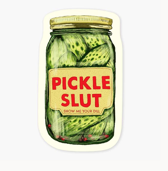 Pickle Slut Art Sticker