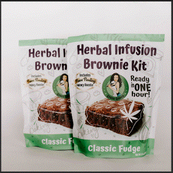 Green Queen Herbal Infusion Brownie Kit w/Potency Booster