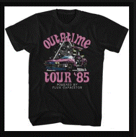 American - BTTF Star Triangle "Outatime Tour '85" T-Shirt