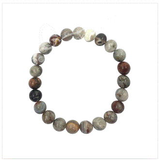 Oceanic - Laguna Lace Agate Beaded Bracelet