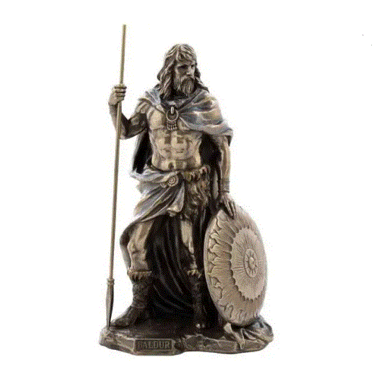 Unicorn Studio - Baldur Norse God of Light Statue