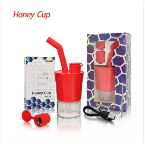 Waxmaid Honey Cup Electric Dab Rig – Smooth & Flavorful Dabs – Penny ...