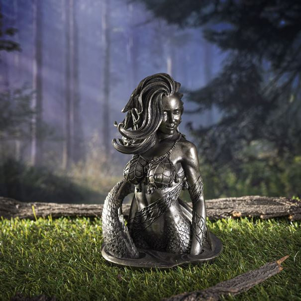 Silver Mermaid Statue 14410
