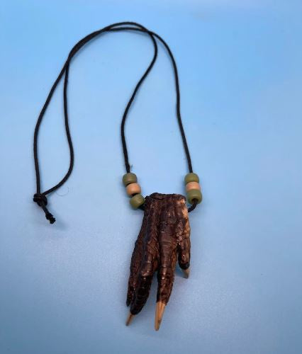 Real Taxidermized Alligator Part Necklace