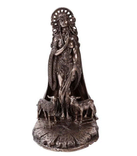 Brigid Celtic Goddess Statue