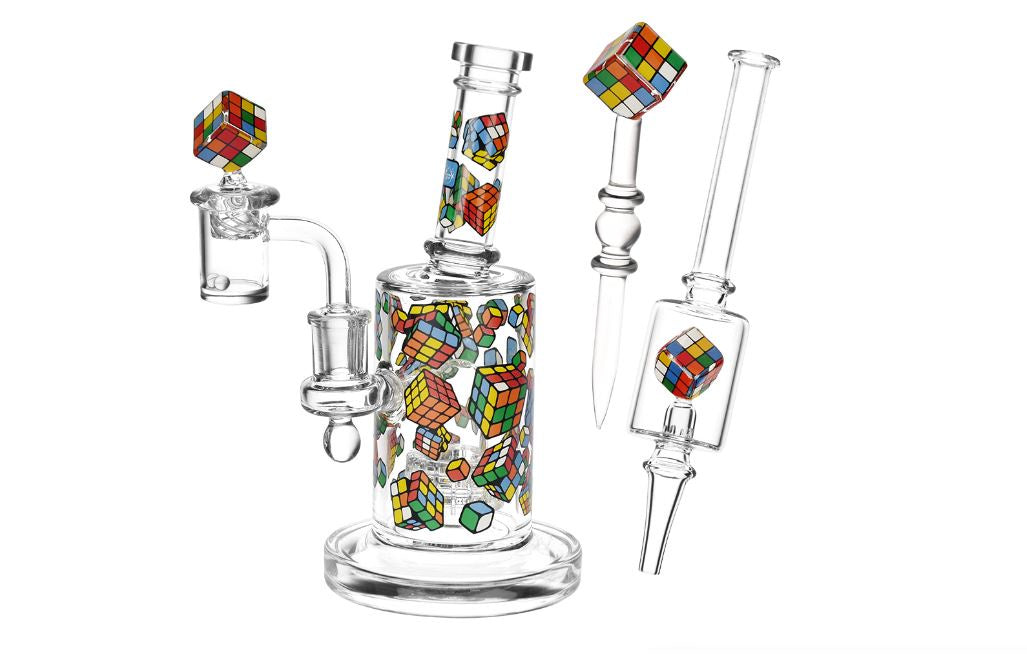 Pulsar Greatest Hits Series Glow Dab Rig Set - Cubez
