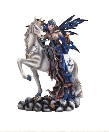 Fairy w/Unicorn Statue 91464
