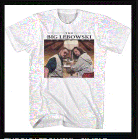 American - The Big Lebowski "Simple" White T-Shirt