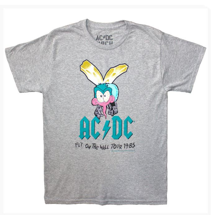 AC/DC Kids T-Shirt - Fly On The Wall Tour '85 (Grey)